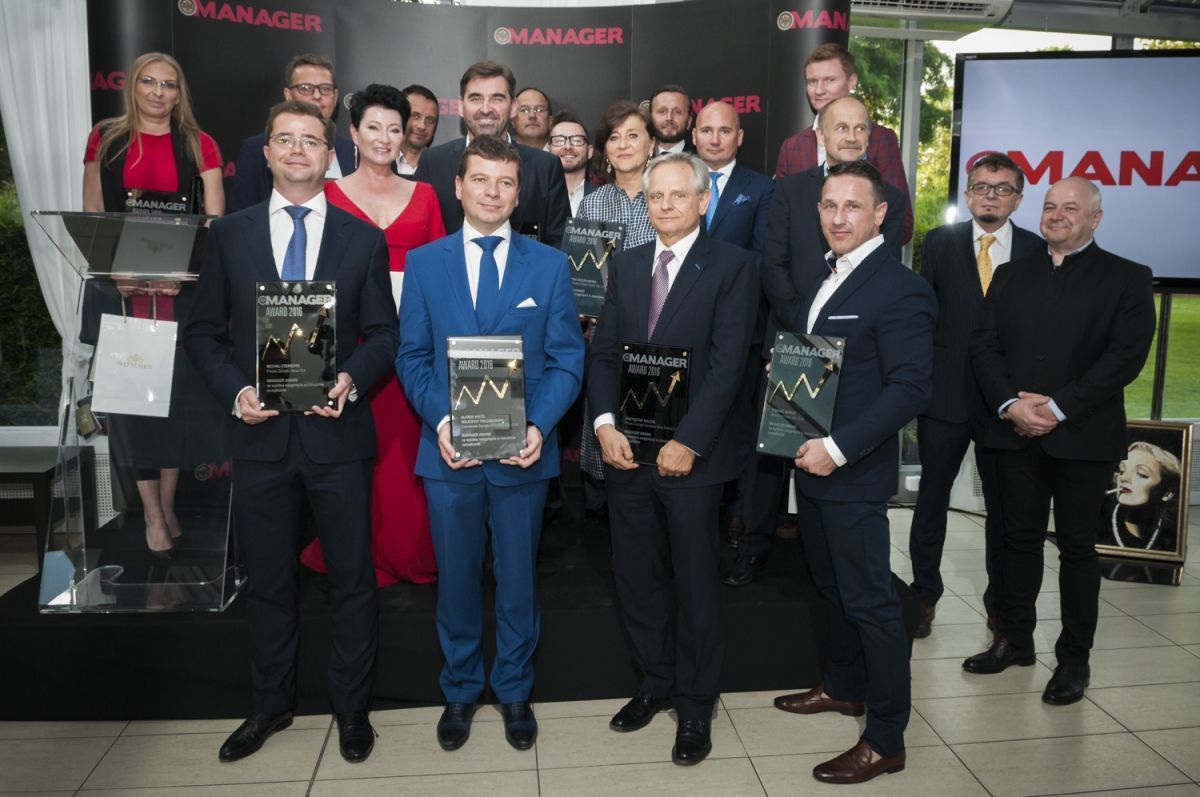 Michał Czeredys i inni laureaci Manager Awards 2016